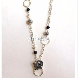 Gambling ID Lanyard Eyeglass Glasses Holder 30" Poker Blackjack Vegas Casino